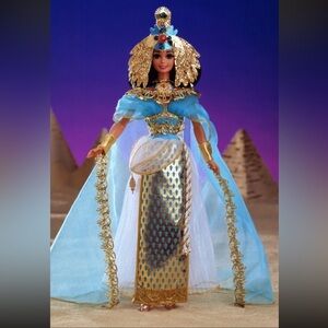 VINTAGE BARBIE DOLL 1993 EGYPTIAN QUEEN THE GREAT ERAS CLEOPATRA NEFERTITI - NIB